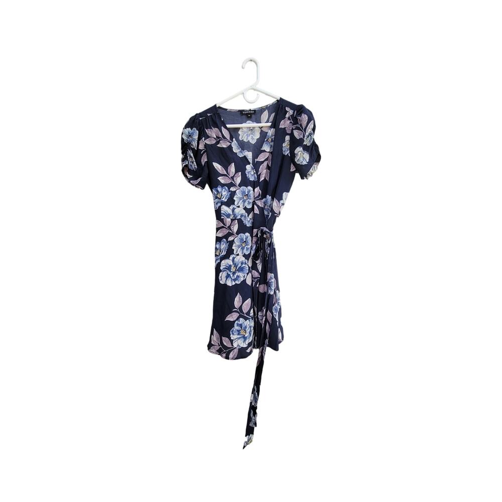 Yumi Kim Anthropologie Belmont Delancey Silk Dress Navy‎ Size XS